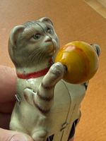 Blechspielzeug, Köhler Katze spielt mit Ball, US Zone um1945