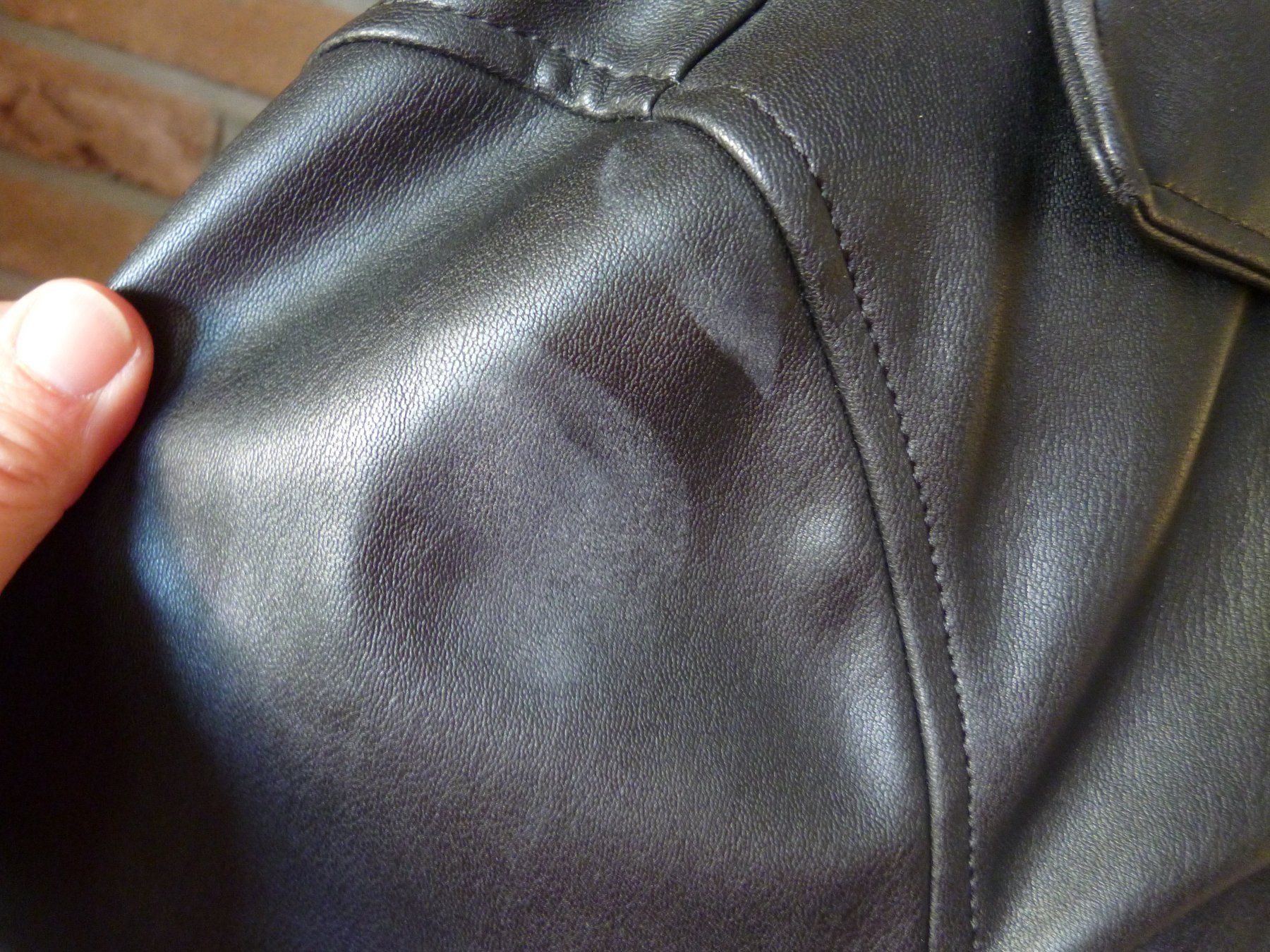 Zara Giacche: schwarze Kunstleder JACKE  Gr. S  Zara – Usato da Dättlikon venduto da Mamakuga 5