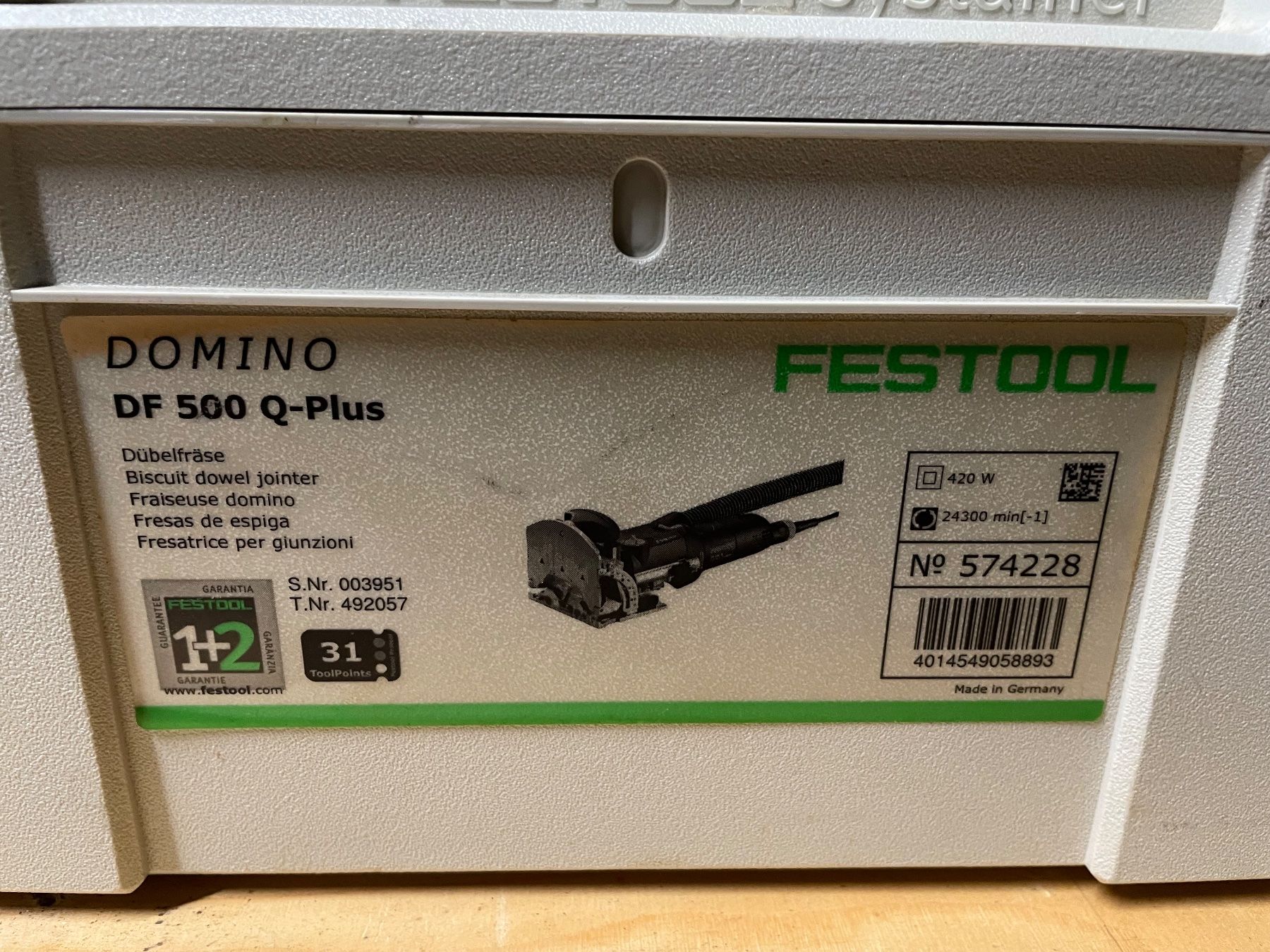 Festool Alle Maschinen: FESTOOL DOMINO – Gebraucht aus Rheinfelden von  7