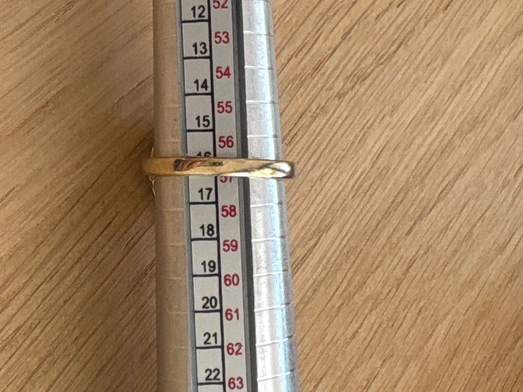 Bagues: Luxus Elegante Gr.18/8 Ring Farbe: Gold/hellblau – Neuf (Voir description) à Biel-Bienne par Roserosse13 8