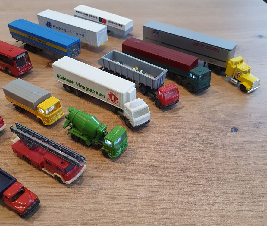 ENSEMBLE DE VOITURE modèle à l'échelle N pour aménagements de trains