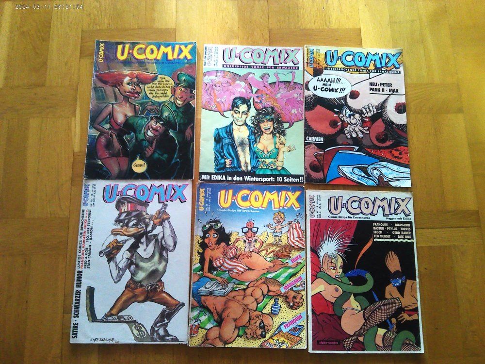 Comics: 6 X COMIC HUMOR EROTIC: U - COMIX !!!! – Gebraucht aus Volketswil von nemo2000