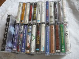 25x MC Rare Kassetten 70s 80er POp Rock Sammlung
