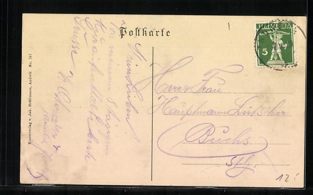 Cartoline postali: Thundorf, Ansicht des Neuen Schulhauses – Usato da Berlin venduto da bartko-reher 1