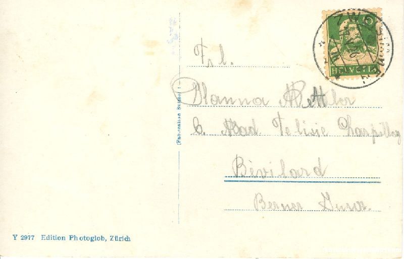 Cartoline postali: Zweisimmen + 1926 – Usato da Emmenbrücke venduto da teestube 1