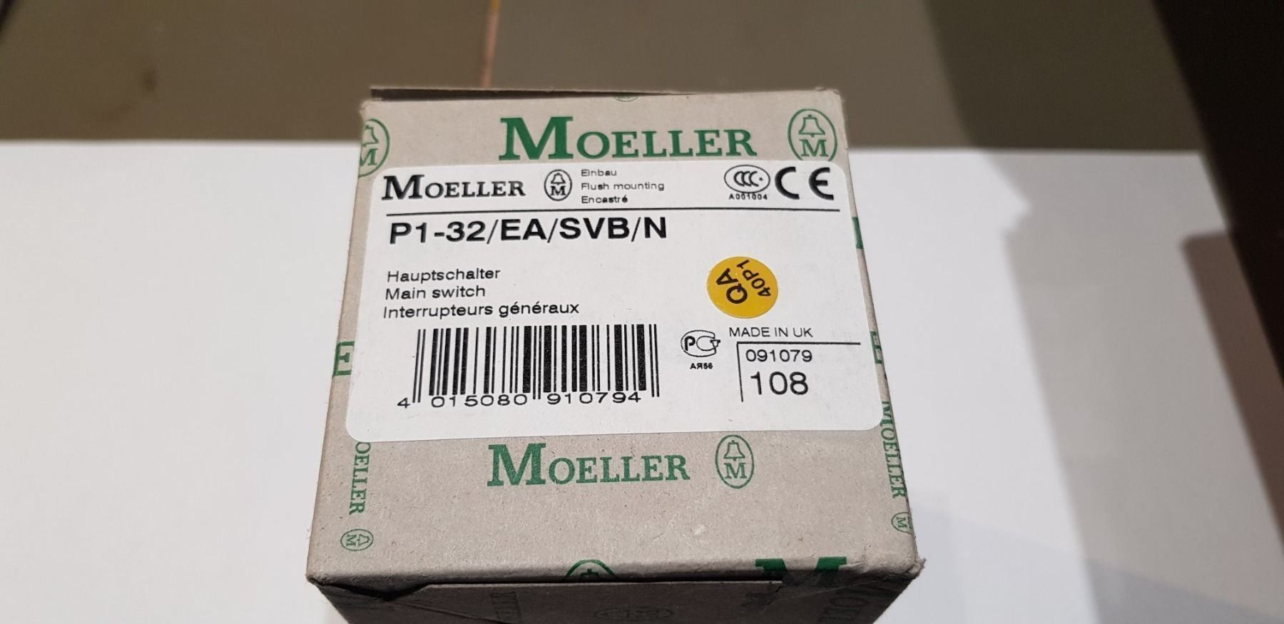 Interruttori: Moeller Schalter P1-32/EA/SVB/N – Nuovo (secondo la descrizione) da Balsthal venduto da mtwd