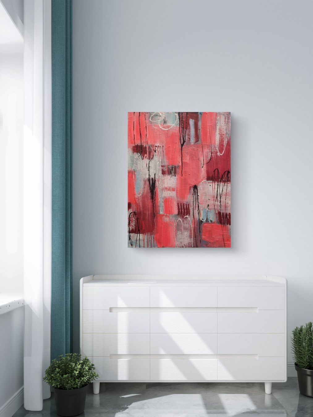 Tableaux: Originales abstraktes Gemälde 80x60cm – Neuf (Voir description) à Urdorf par Contra8 4