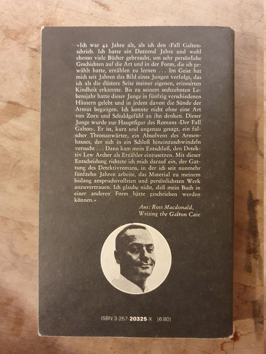Libri: Der Fall Galton Ross Macdonald Diogenes – Usato da Zürich venduto da loosebone 1