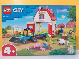 Lego City 60346 Bauernhof mit vielen Tieren und Traktor NEU