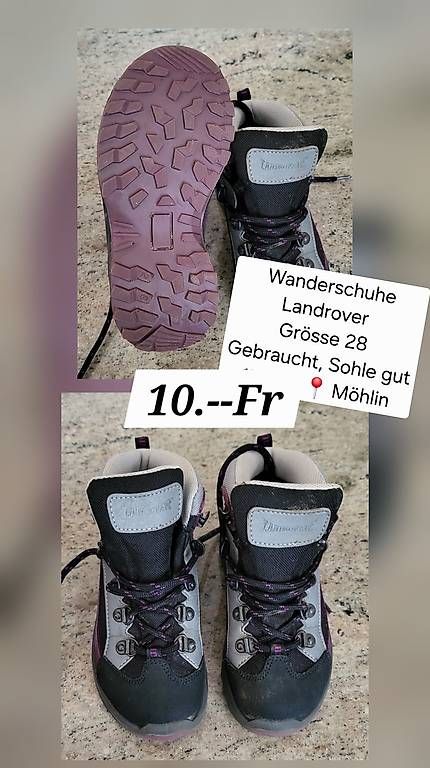 Schuhe für Jungen: Wanderschuhe Landrover Grösse 28 – Gebraucht aus Möhlin von Cavegn1983