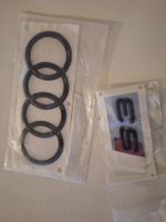 Audi Ringe und Schriftzug RS6 Emblem Set neu