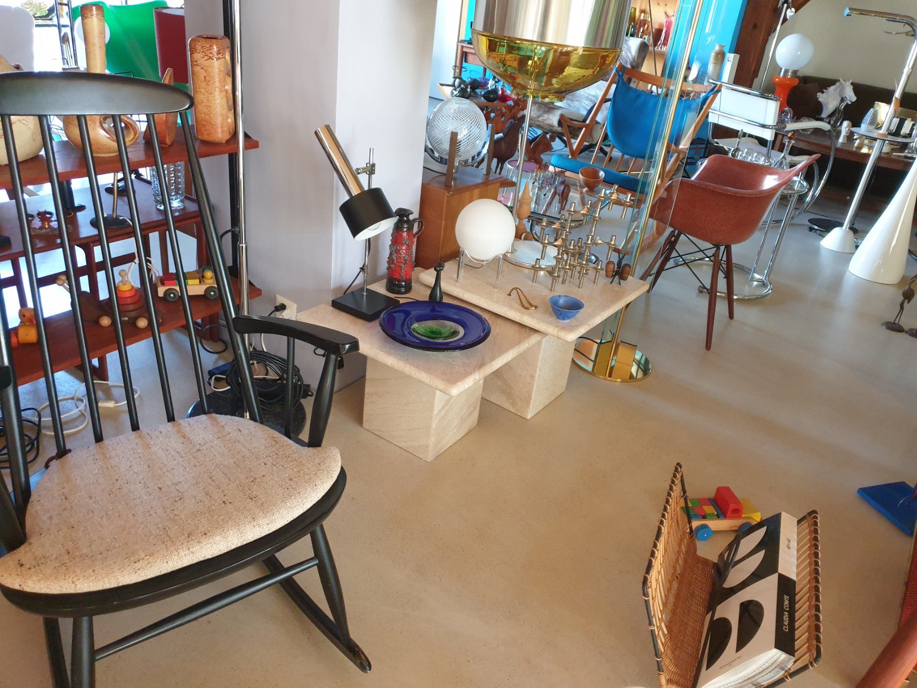Set di tavolo e panche: Travertin  Coffeetables made in Italy – Usato da rebstein venduto da spacy73 3