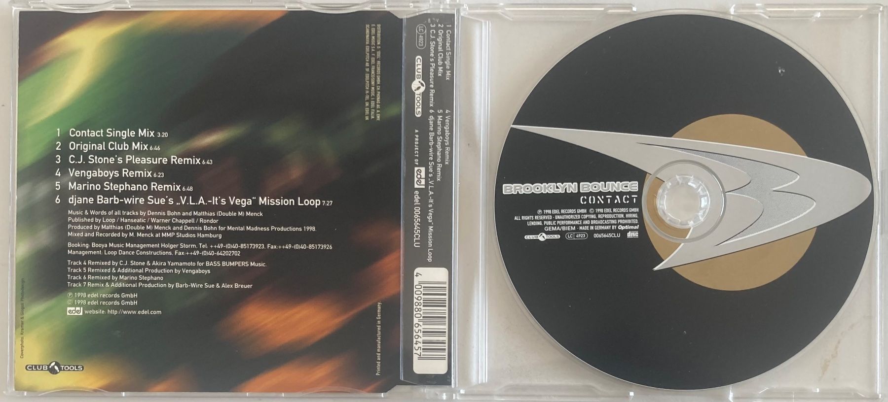 CDs: BROOKLYN BOUNCE - CONTACT – Gebraucht aus Poliez-Pittet von Newtown-Records 1