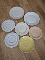 7 Teller, verschiedene Farben