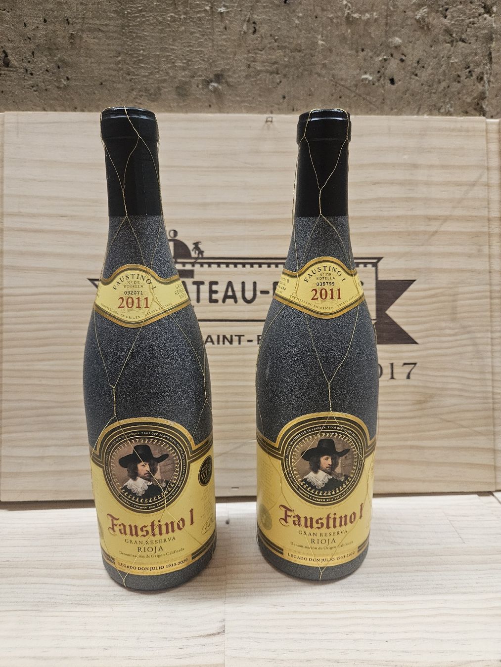 Rioja Vino: 2 Flaschen Faustino I 2011 – Nuovo e nell'imballaggio originale da Zofingen venduto da WouterSamwel