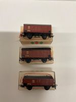 Buco H0 drei ÖBB Güterwagen alle Bespielt