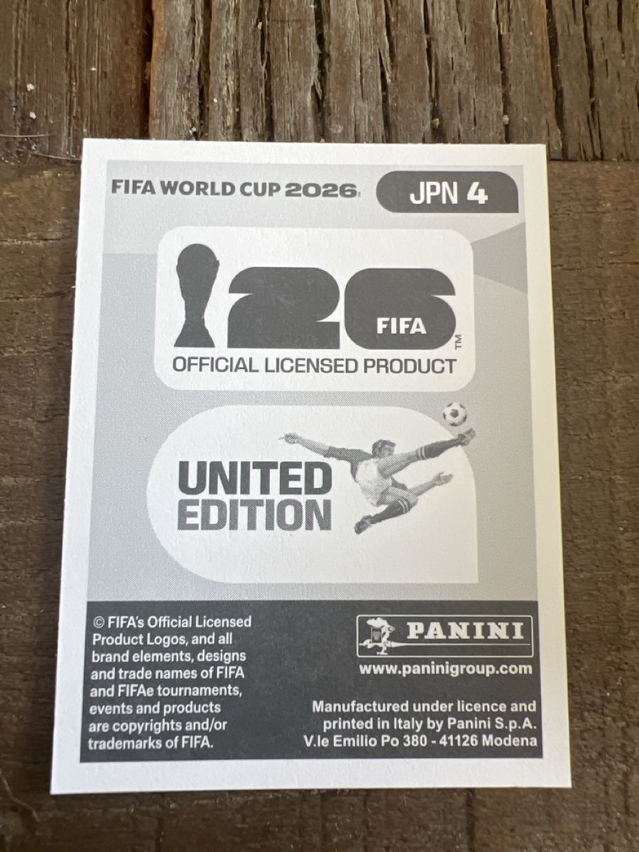 Panini Carte collezionabili: JPN 4 – Nuovo (secondo la descrizione) da Balsthal venduto da pas_6qqf