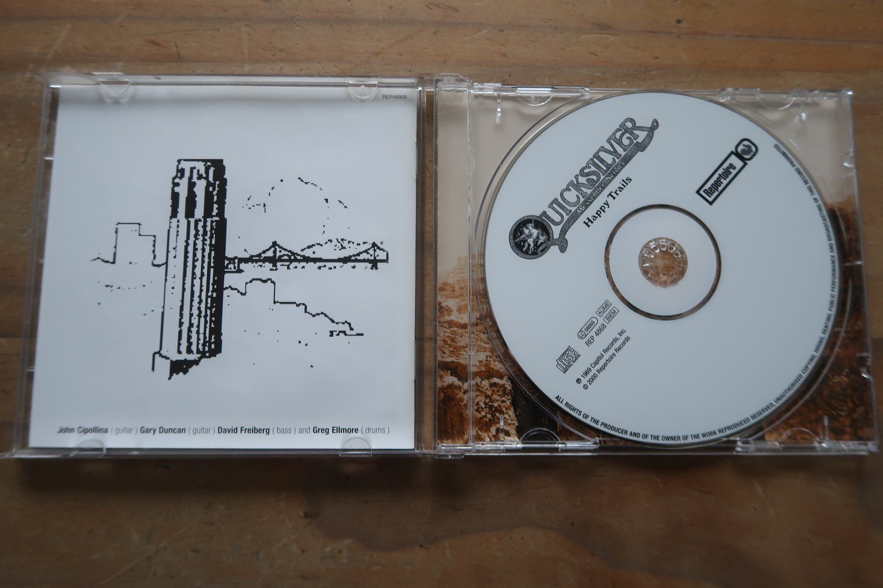 CD: QUICKSILVER - HAPPY TRAILS - CD – Usato da Basel venduto da Patiscat 3