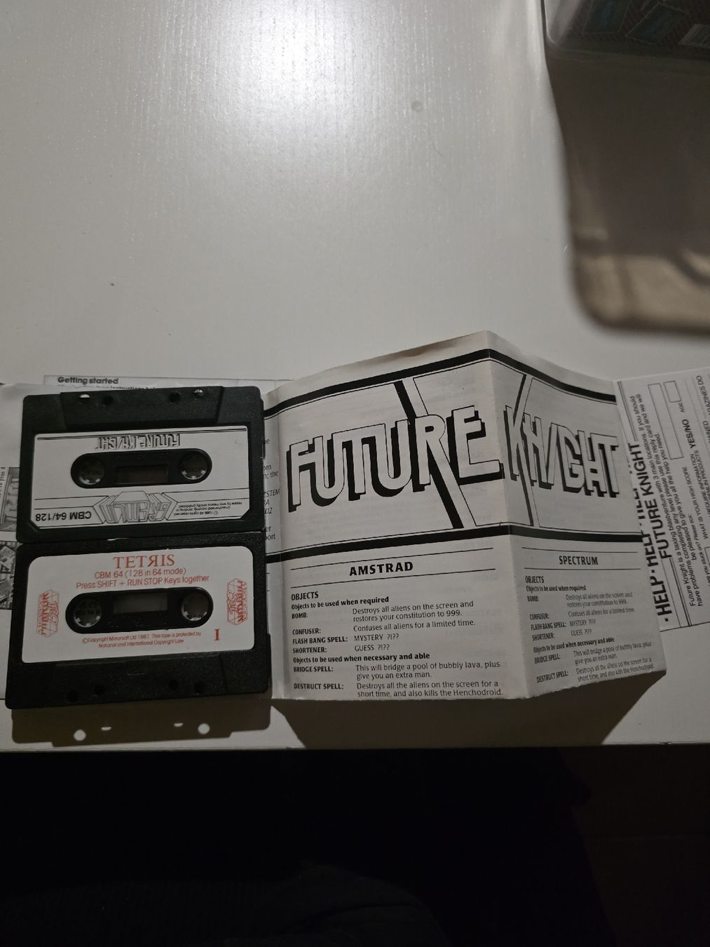 Commodore PC: Commodore 64 – Tetris Mirrorsoft + Future Knight  – Usato da Biasca venduto da Kayleen29 2