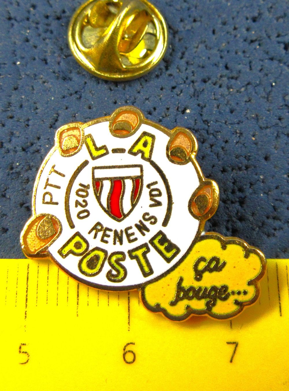 Swiss Placchette & Badge: PTT SUISSE POSTE PIN RENENS VD – Usato da Ettingen venduto da Hausi4711