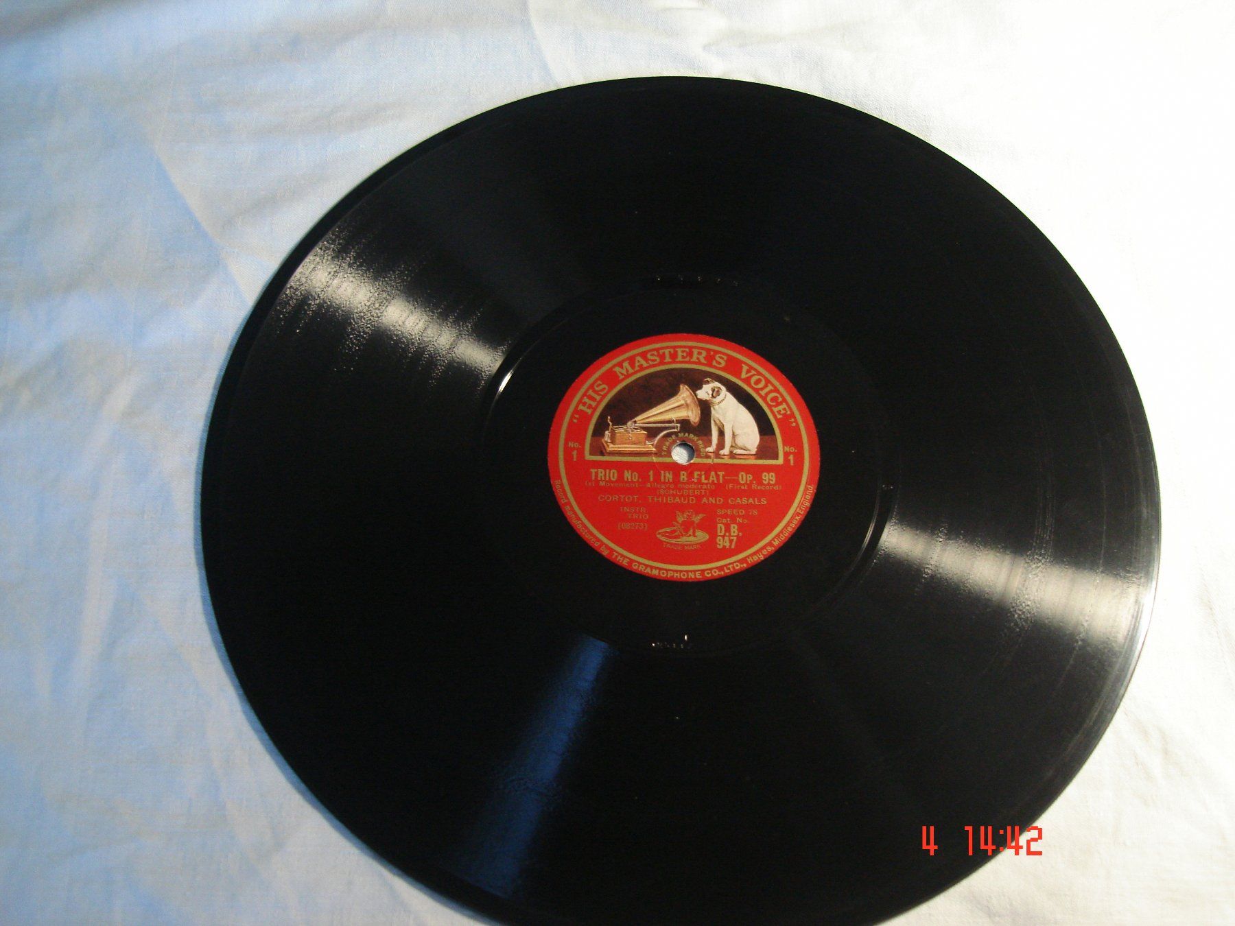 Dischi in vinile: Schellackplattenalbum Schubert Trio B-Dur op.99 – Usato da Aeschi SO venduto da abi1951 2
