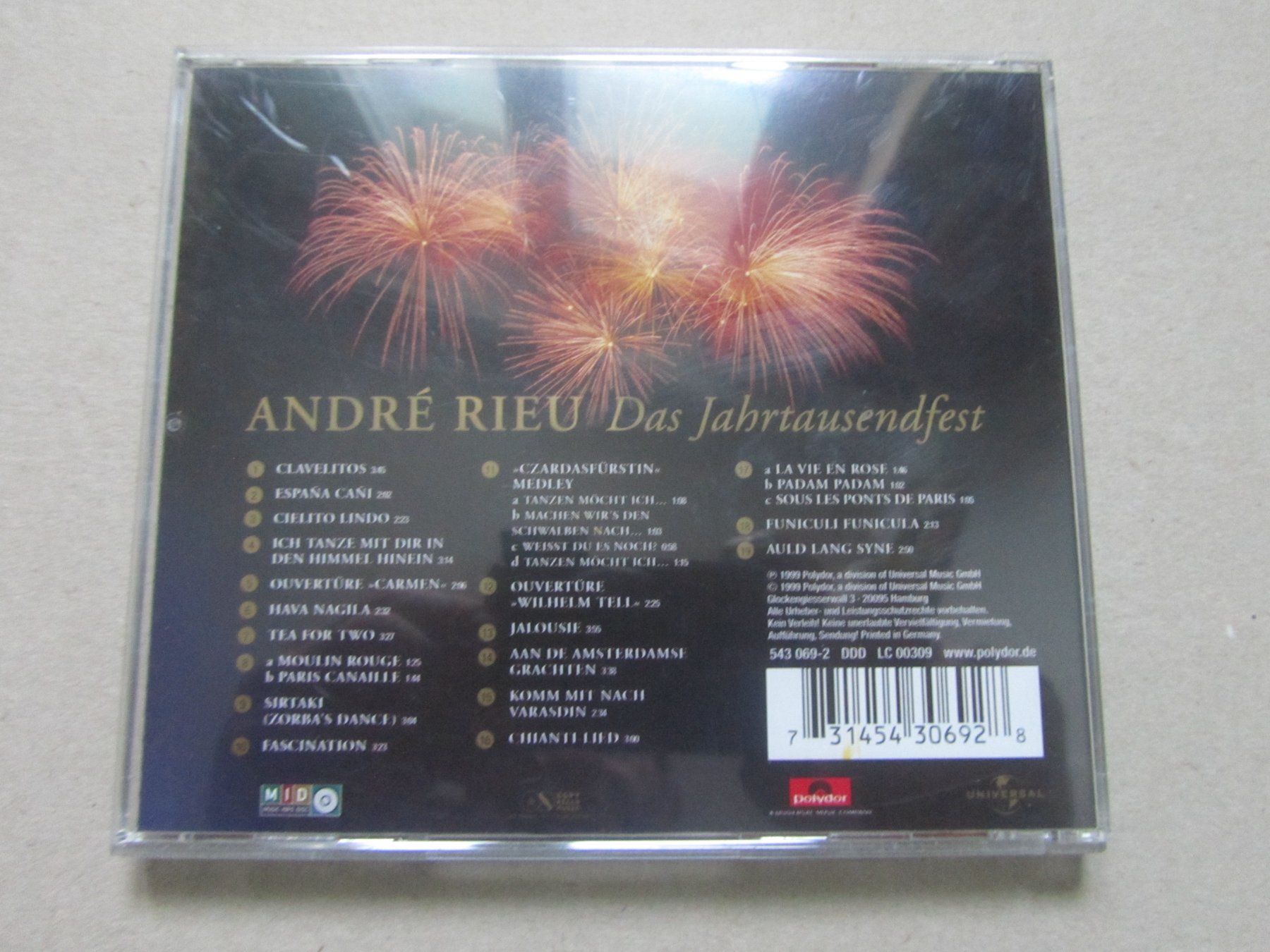 CD: ANDRÉ RIEU:    Das Jahrhundertfest – Usato da Seengen venduto da mikelele 1