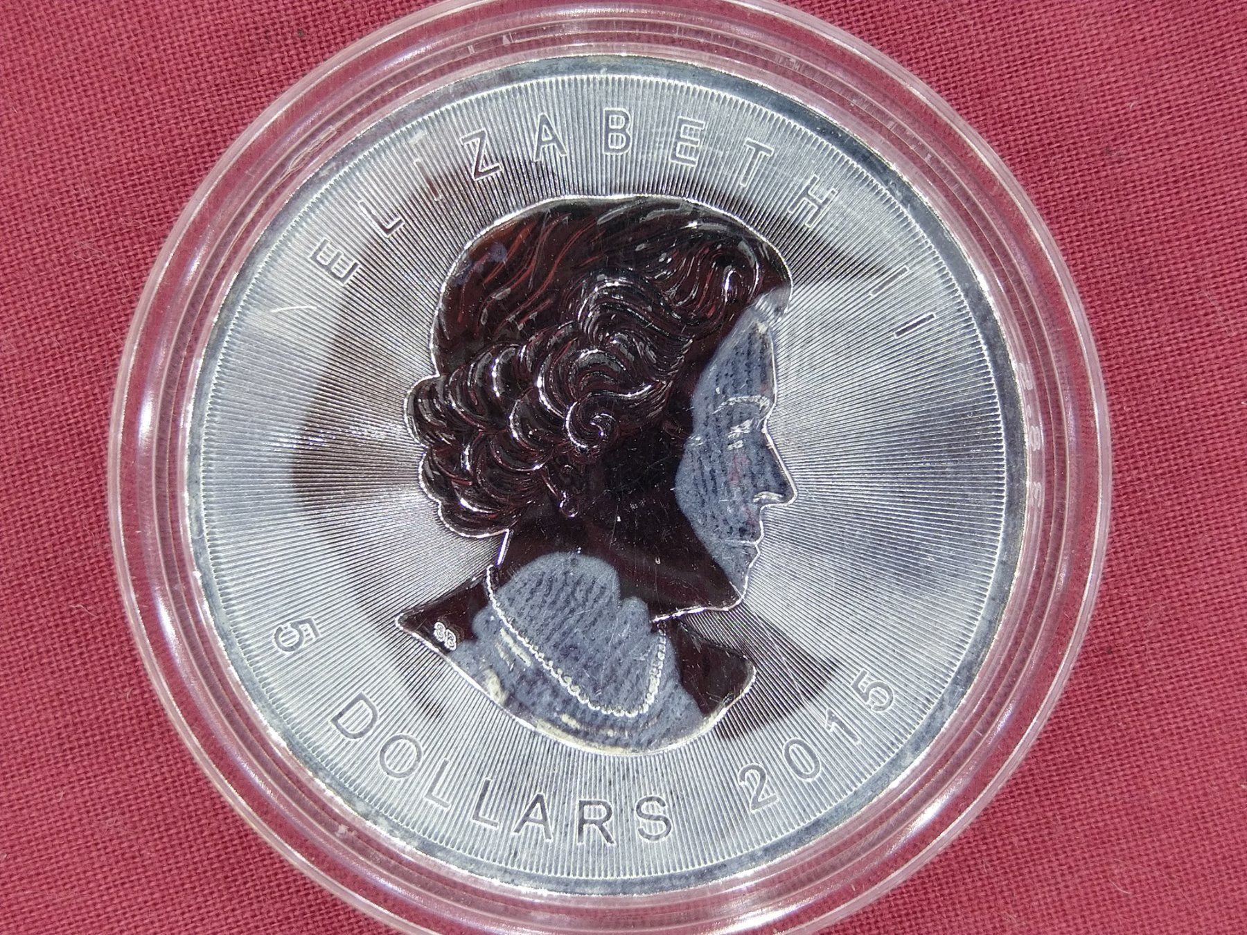 Toutes les monnaies: Silber Maple Leaf 1 oz - 2015 – D'occasion à Dättlikon par Quarz58 3