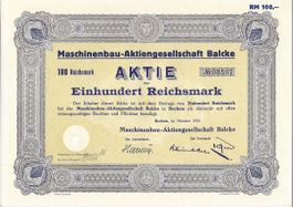 Maschinenbau AG Balcke, Bochum - 1933