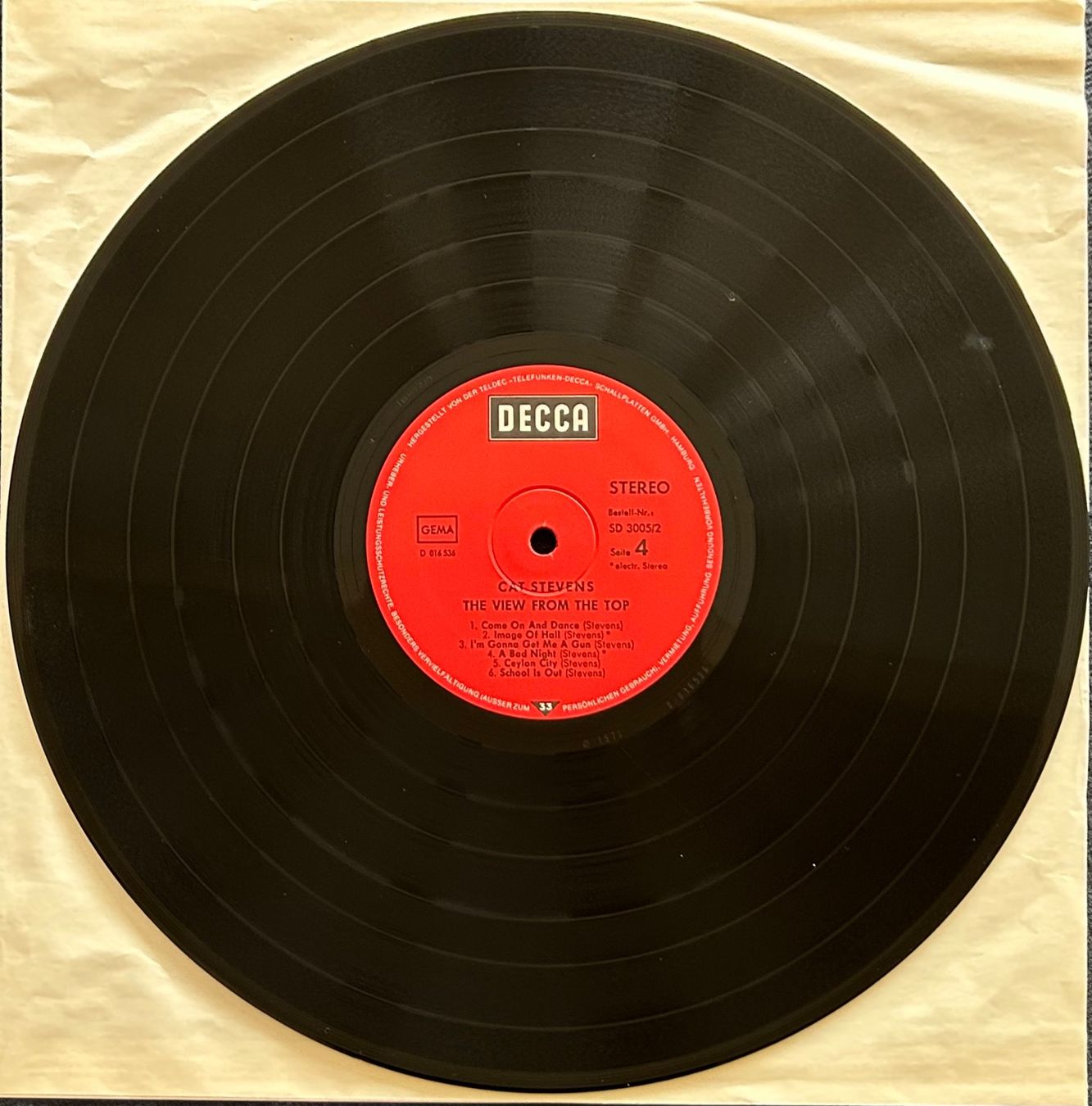 Schallplatten: Cat Stevens / The View From The Top – Gebraucht aus Spiez von martin-7973 6