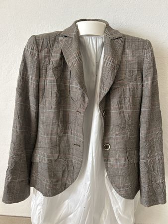 Damen Blazer kariert braun Grösse 38 sehr guter Zustand