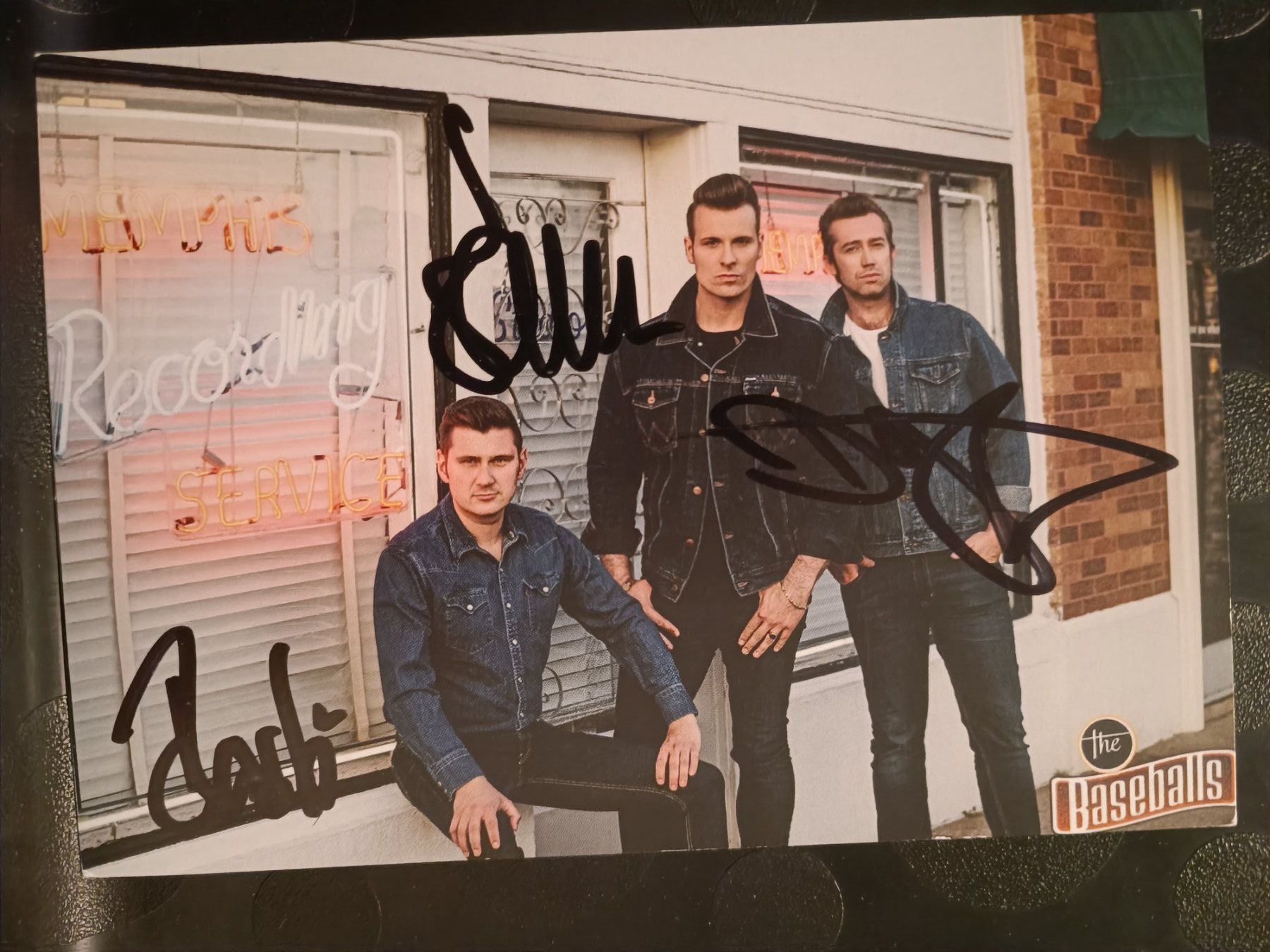 Autographes: The Baseballs - Handsigniert alte Autogrammkarte – D'occasion à Menziken par Artographs