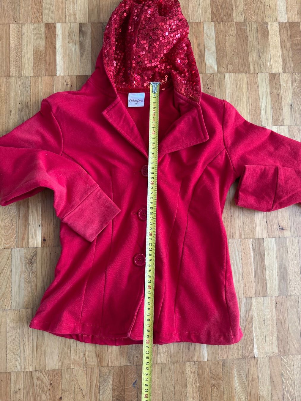 Giacche: Rote Blazer Jacke mit Kapuze, Gr. 36.38/S, Top – Nuovo (secondo la descrizione) da Adliswil venduto da Jessik0