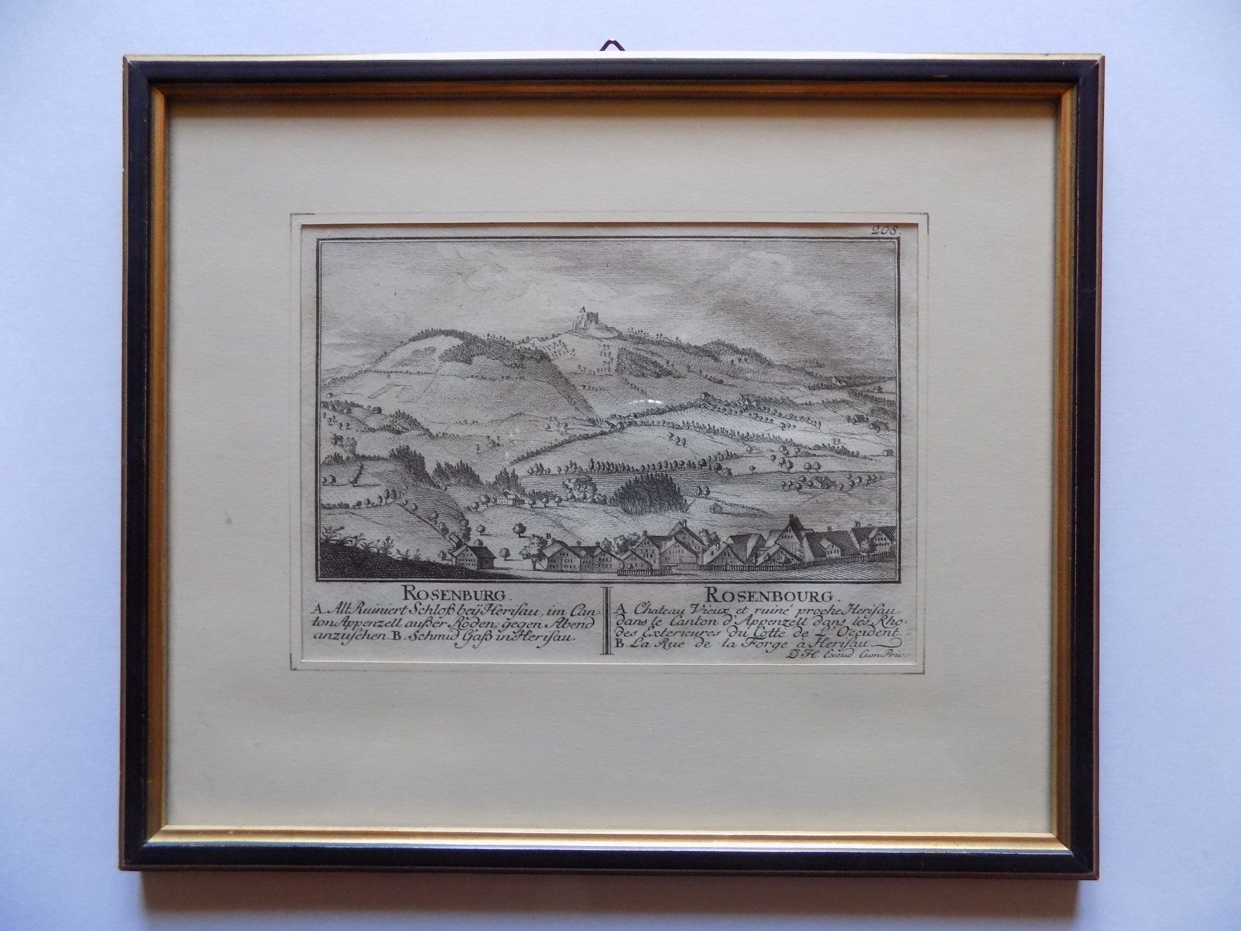 Gravures: Rosenburg Herisau – D'occasion à Risch par Rischli15
