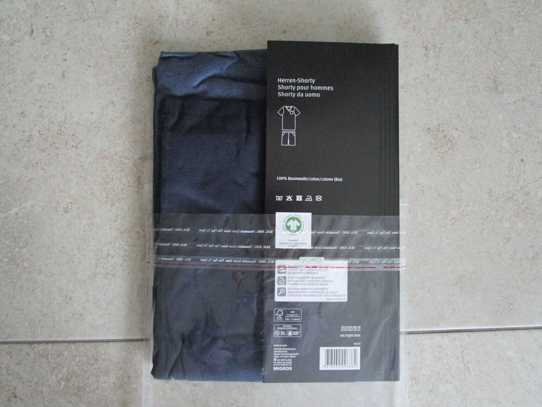 Migros Pigiami: Pyjama Herren Shorty – Nuovo e nell'imballaggio originale da Grenchen venduto da Uhus15 2