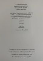 Sonder-Briefmarken - 200 Jahre Tourismus in der Schweiz