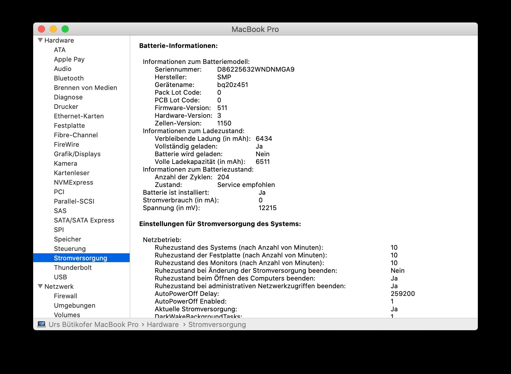 Apple Notebook: MacBook Pro 750GB SSD 16GB RAM – Usato da Kloten venduto da ric_lg52 9