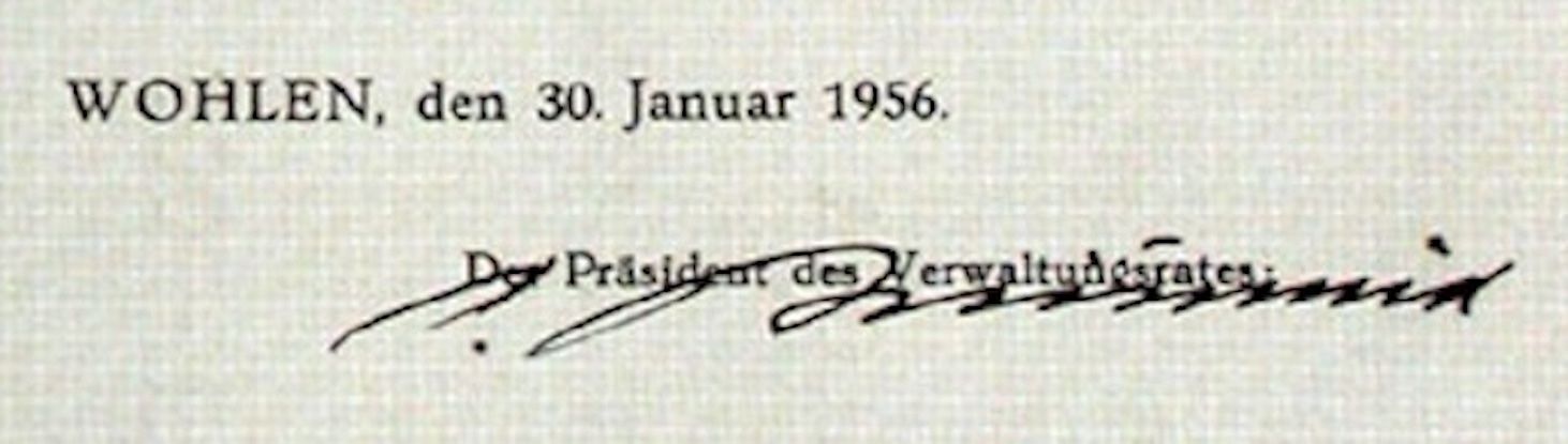 Documenti: Howag AG Wohlen - 1956 – Usato da Solothurn venduto da Sgasche 1