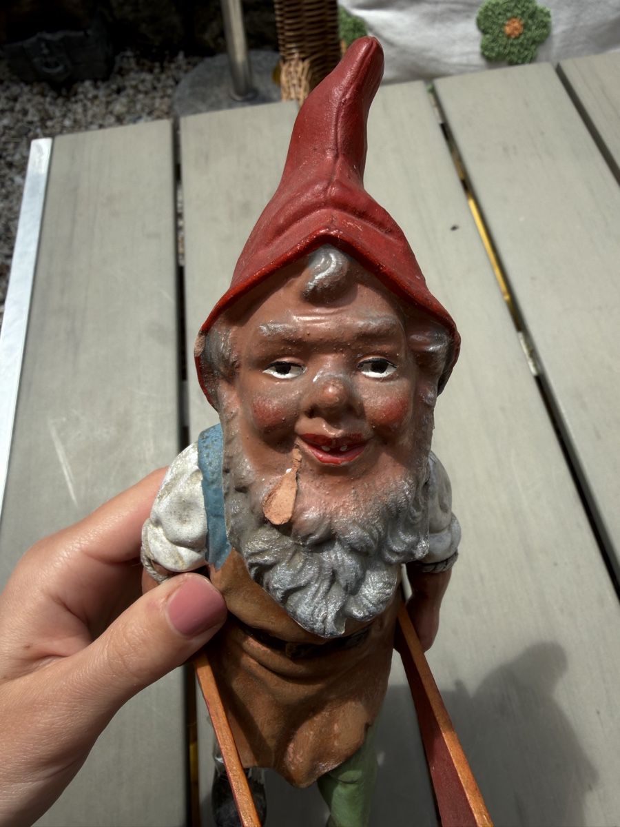Statuette: Antiker Zwerg mit Schubkarre – Usato da Pfäffikon ZH venduto da lenaviktoria 1