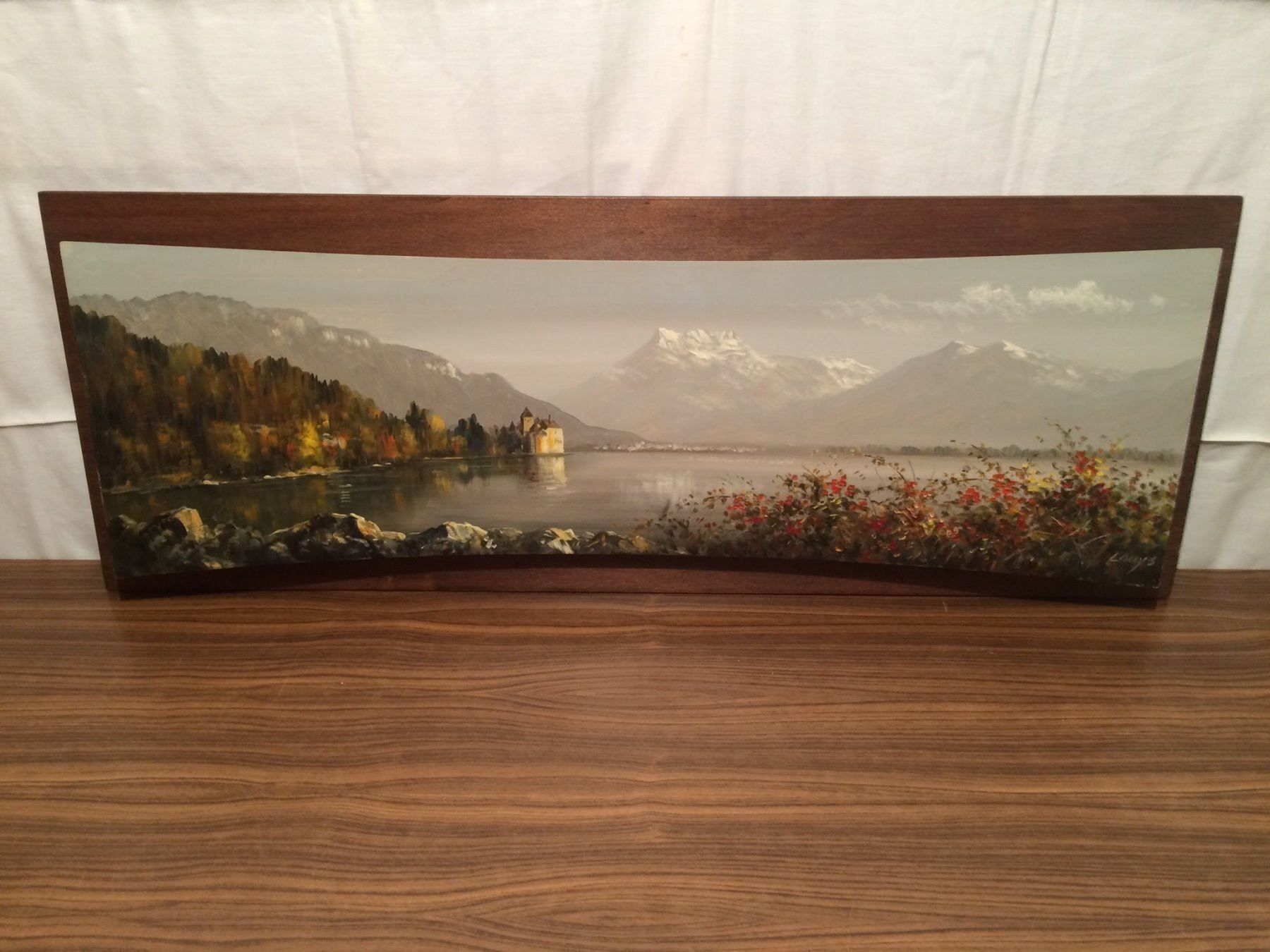 Dipinti: Tableau panoramique Château de Chillon – Usato da Préverenges venduto da AGENA8008