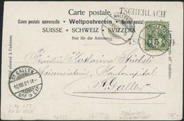 SG Tscherlach - Stabstempel - Walenstadt