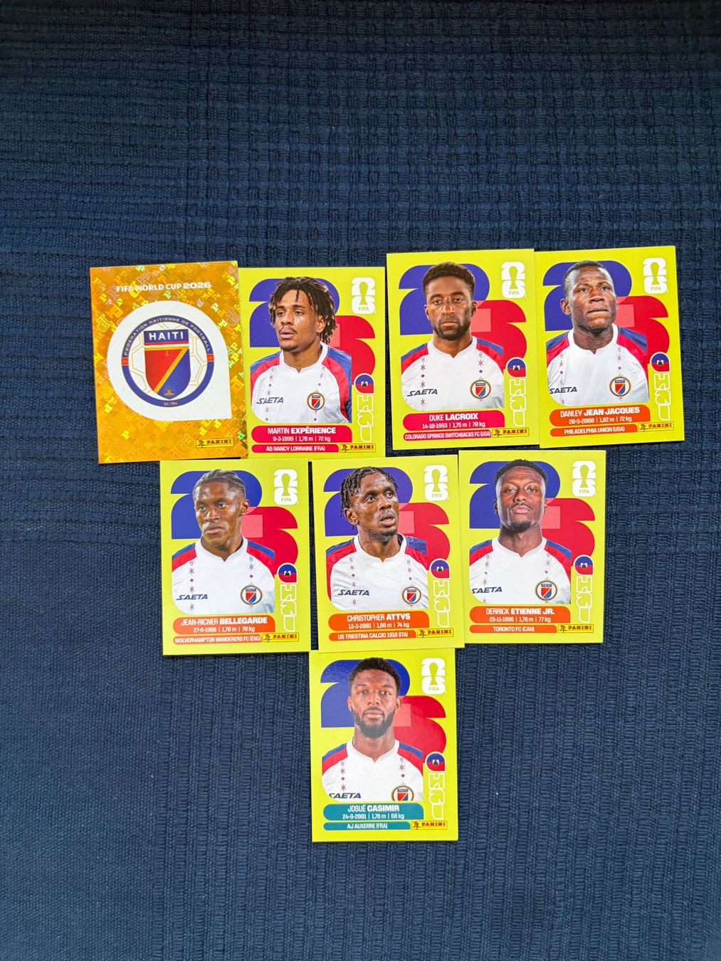Panini Carte collezionabili: 8 Panini Sammelbilder von Haiti – Usato da Thalwil venduto da kon_v82n