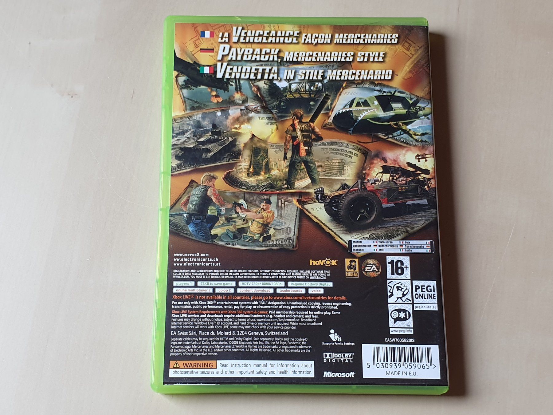 Microsoft Giochi: Mercenaries 2 – Usato da Stansstad venduto da collectorsshop 1