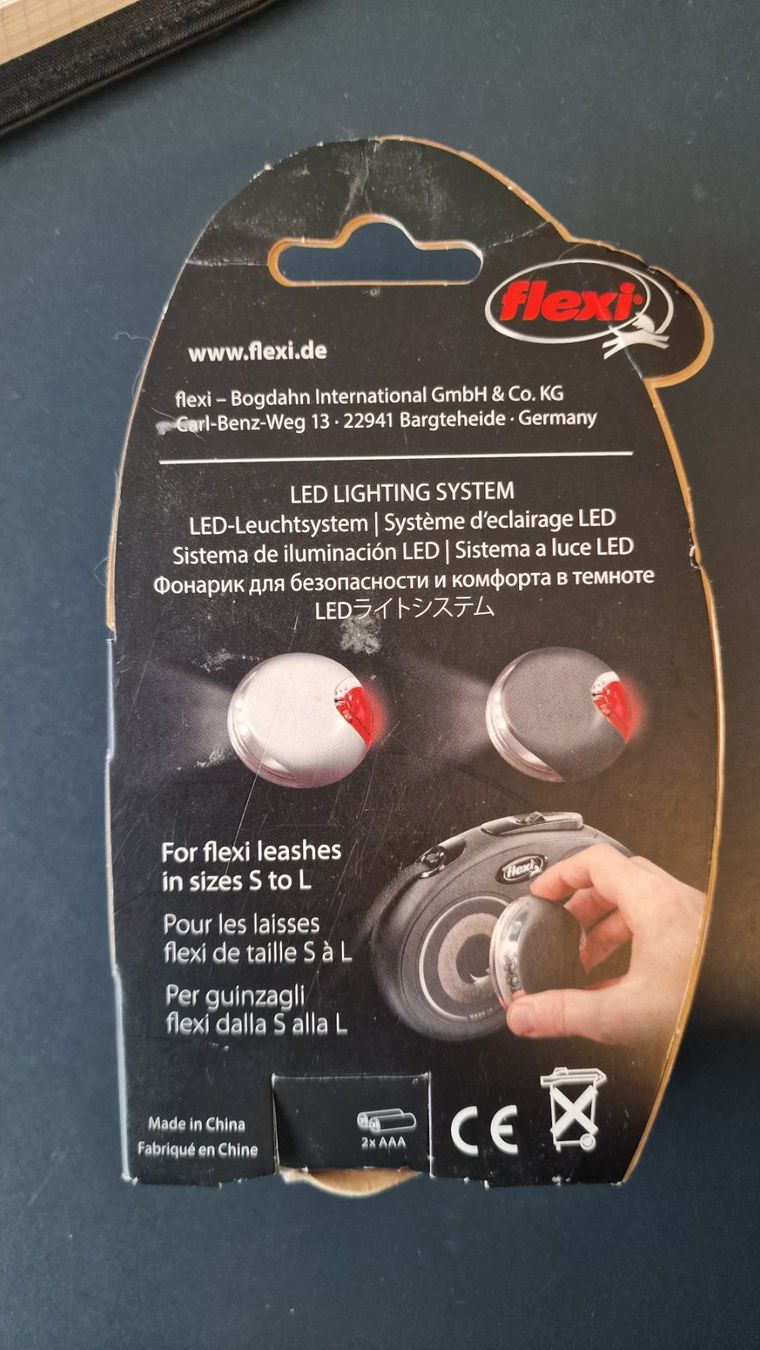Flexi Guinzagli & Collari: Lampe Led laisse Flexi – Nuovo e nell'imballaggio originale da Salavaux venduto da Warp70 1