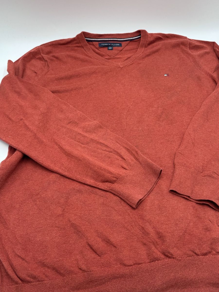 Tommy Hilfiger Maglioni & Felpe: Tommy Hilfiger Pullover, Grösse XXL, bordeauxrot – Nuovo (secondo la descrizione) da Arnegg venduto da PascalHelfenberger 1