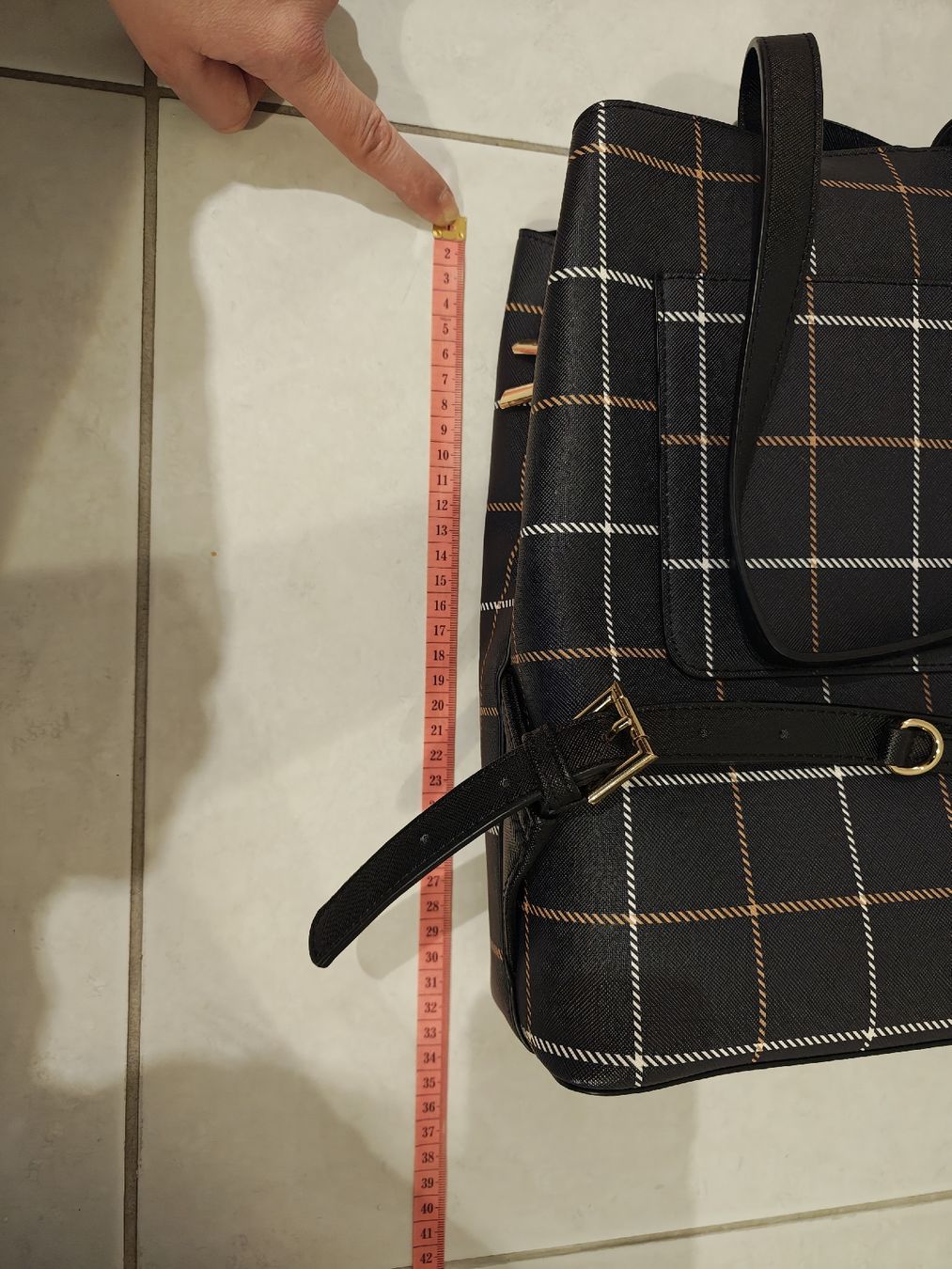 Zaini: Schicker Rucksack im Karomuster – Nuovo (secondo la descrizione) da Rütihof venduto da iva_2yts 7