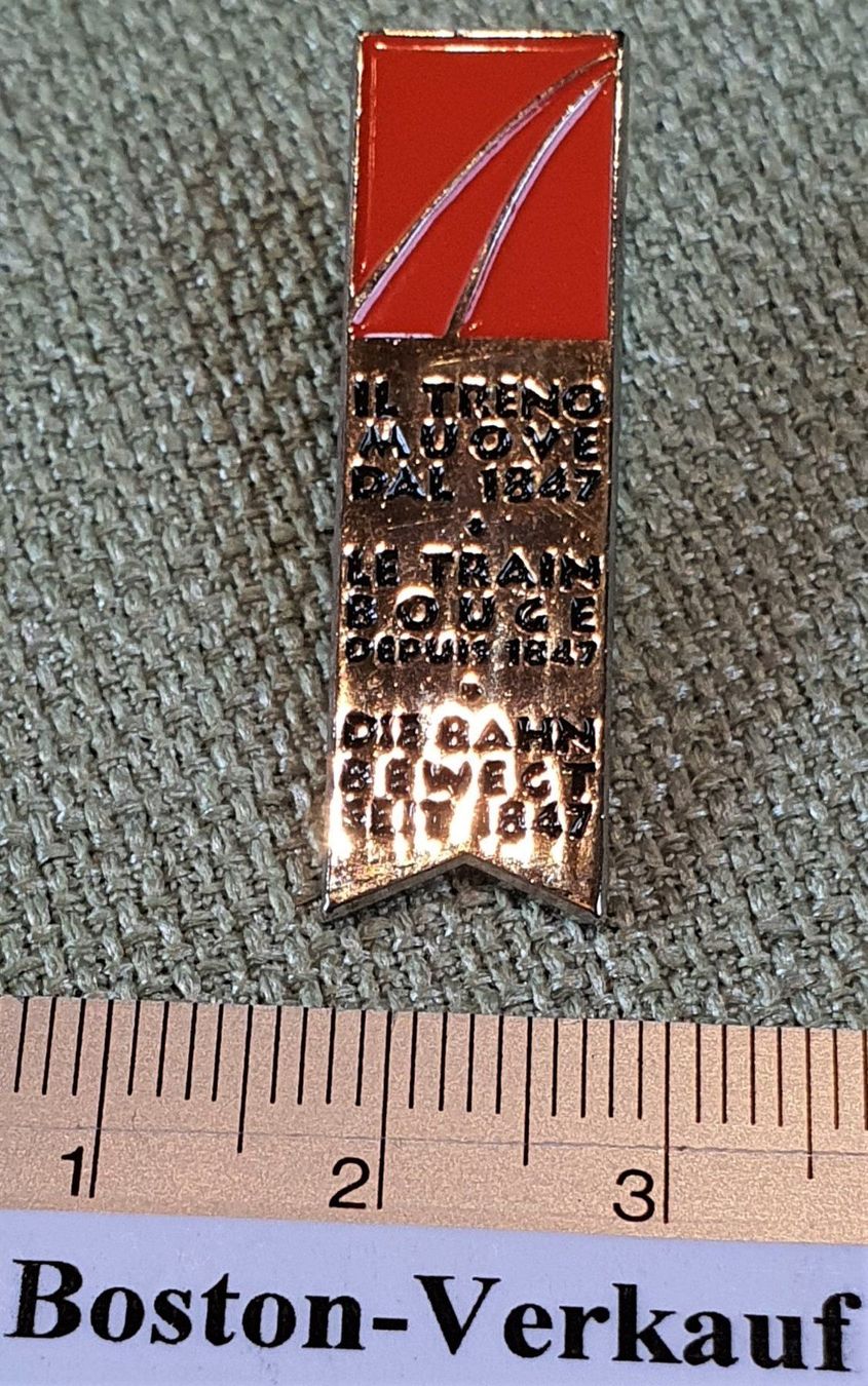 Placchette & Badge: B038 - Pin SBB Die Bahn Bewegt seit 1847 – Usato da Reinach BL venduto da Boston-Verkauf 1