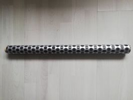 ORACOVER Bügelfolie Silber mit schwarzen Spots