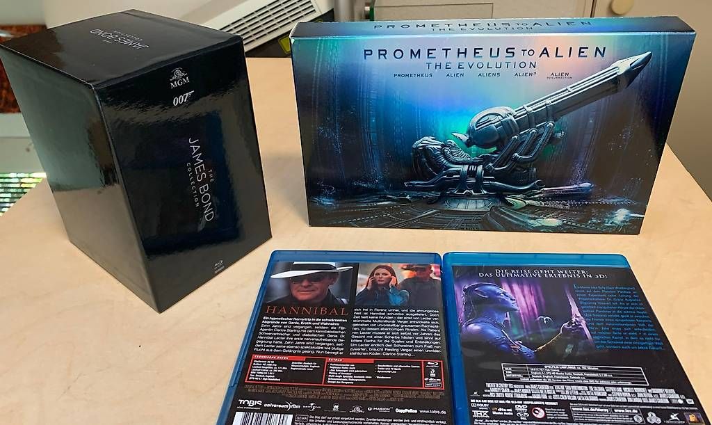 Alle DVDs: James Bond + Alien Collection, Avatar, Hitman .. Blu ray – Gebraucht aus Rümlang von Seller42 9