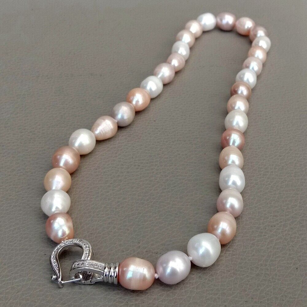 Catenine: Lua Perlen Kette Echte 1cm Collier Perle Vrai Halskette – Nuovo (secondo la descrizione) da Prilly venduto da ilyria73 2