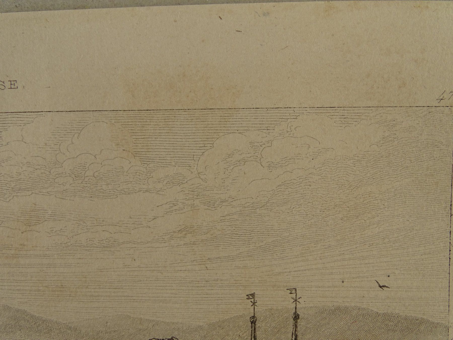 Incisioni: CHARNIER DE MORAT, MURTEN, STAHLSTICH 1838 – Usato da Grüningen venduto da Kartensammler 2